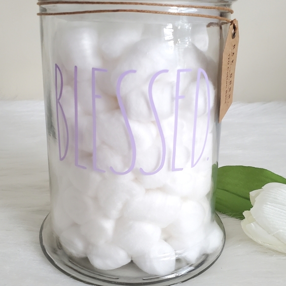 Rae Dunn Blessed 120 Cotton Ball - Picture 2 of 6